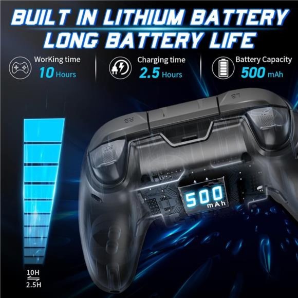 Switch Pro Controller Wireless Remote Gamepad Joystick, 2 Programmable Button - Picture 4 of 7